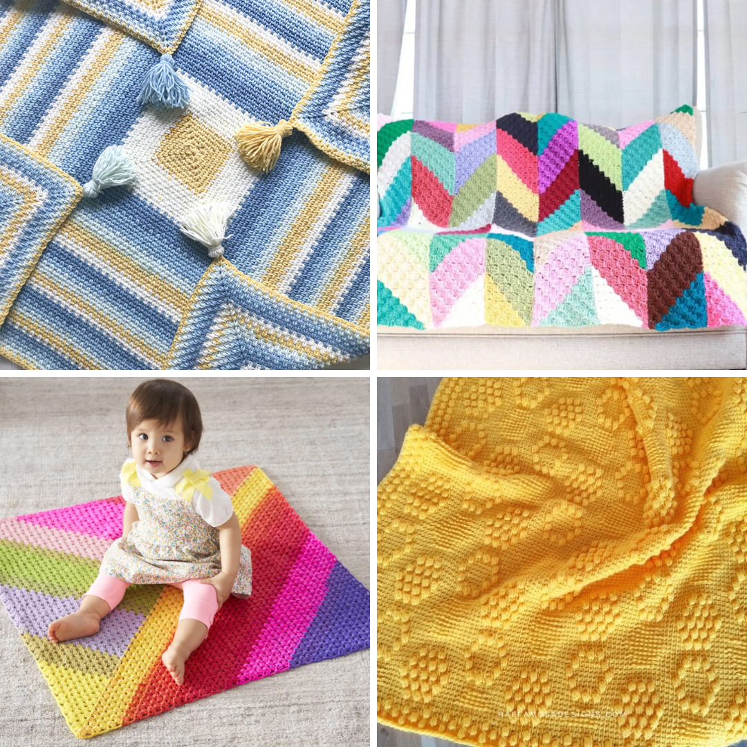 55+ Cute And Free Crochet Baby Blanket Patterns • Simply