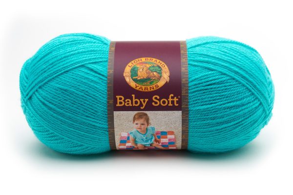 Lion Brand Baby Soft yarn skein