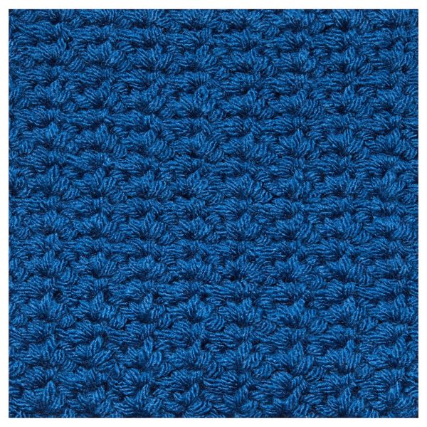 Crochet Grit Stitch swatch