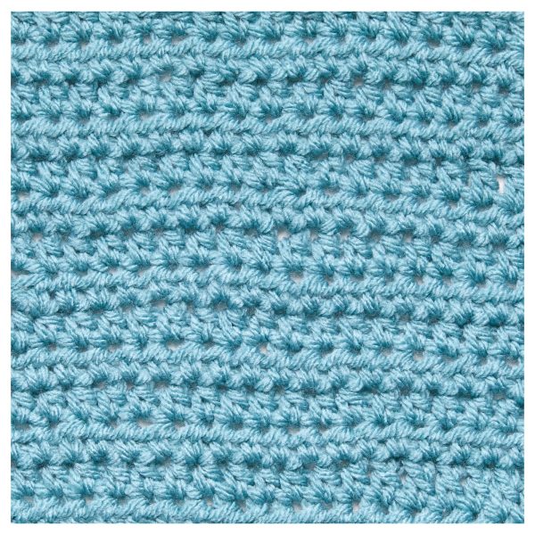 Half Double Crochet Stitch swatch