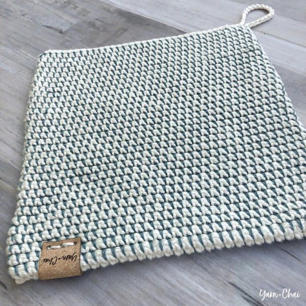 Mosaic Crochet Potholder  