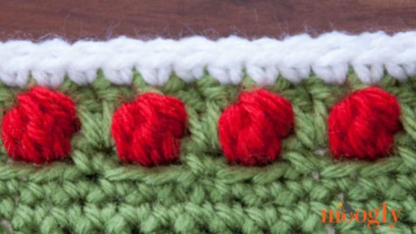 Crochet Polka Dot Border Stitch
