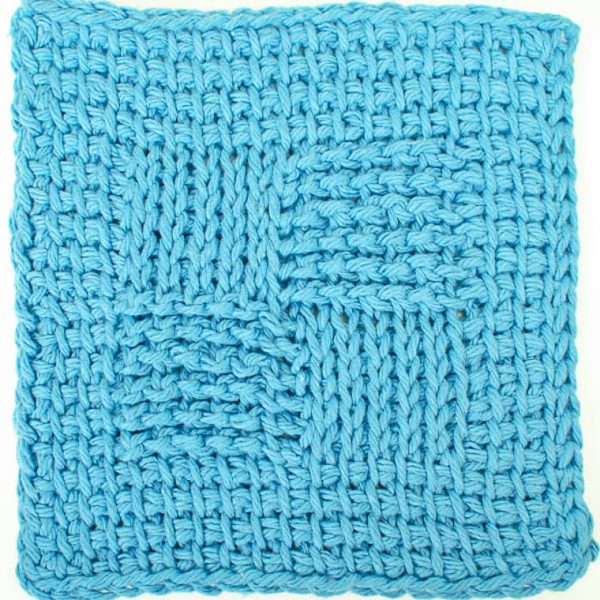 Sampler Washcloth Tunisian Crochet 