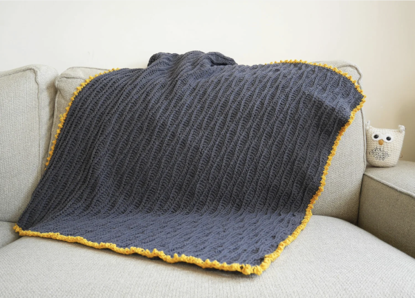 Calm Dreams Crochet Baby Blanket 
