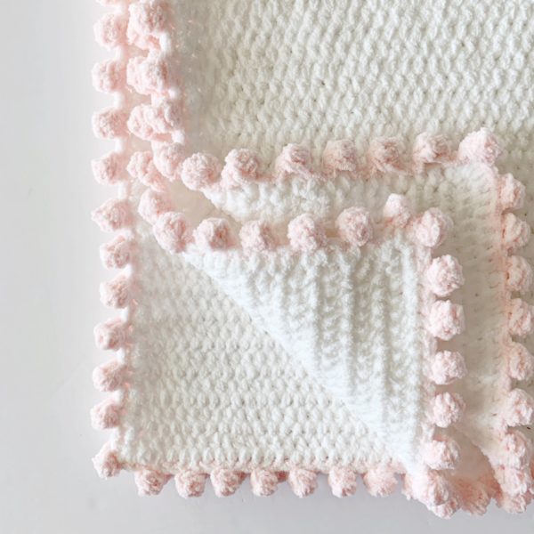Crochet Blanket Dot Border
