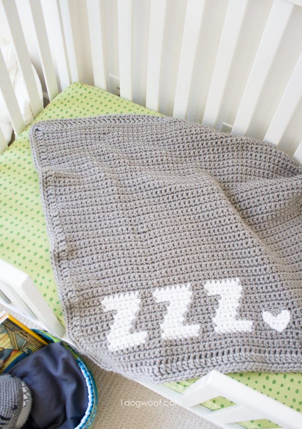 Get Some Zzzz’s Crochet Baby Blanket