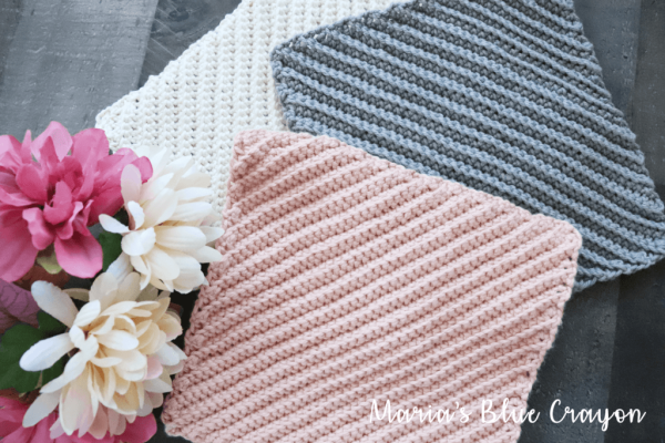 Easy Texture Crochet Dishcloths
