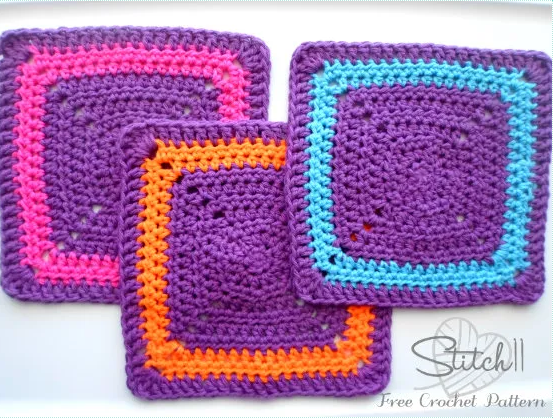 Square Crochet Dishcloths