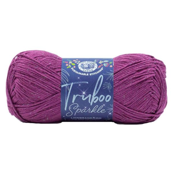 Lion Brand Truboo Sparkle yarn skein