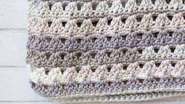 Multi-Colored Alissa Crochet Blanket