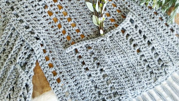 The Cozy Fireside Crochet Wrap
