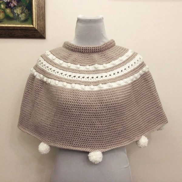 Bella Elegant Crochet Poncho