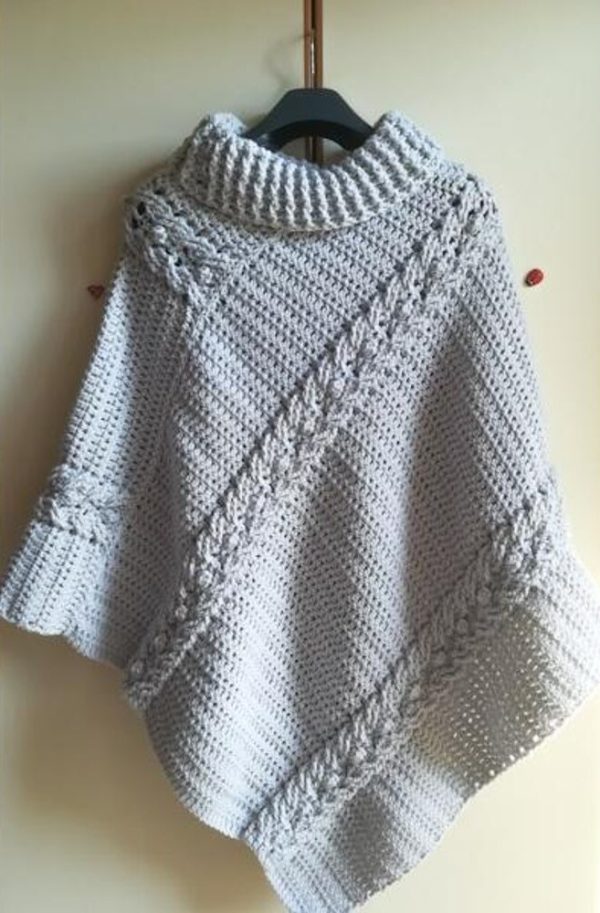 Brides and Buds Crochet Poncho