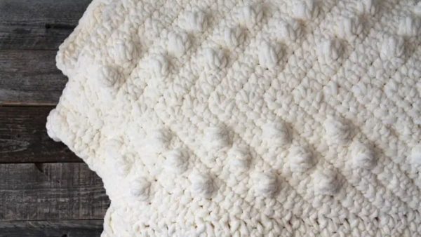 Crochet Chunky Chevron Blanket