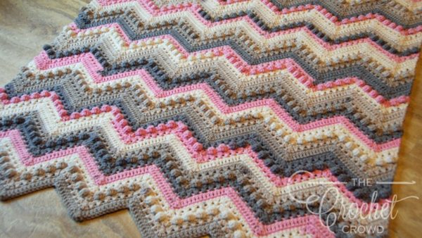 Crochet Hugs & Kisses Baby Blanket