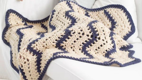 Lacy Ripple Afghan Crochet