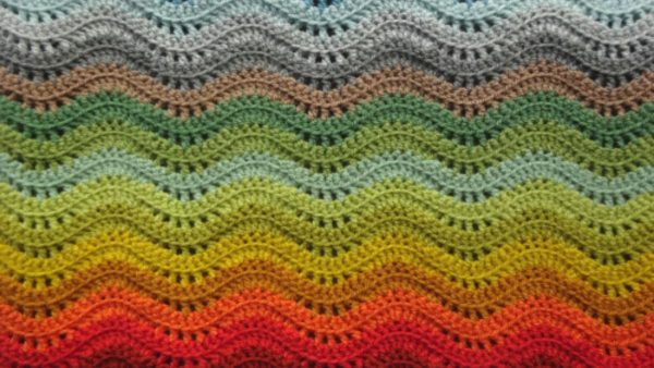 Crochet Woodland Ripple Wavy Pattern