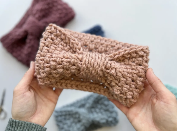 Herringbone Crochet Headband