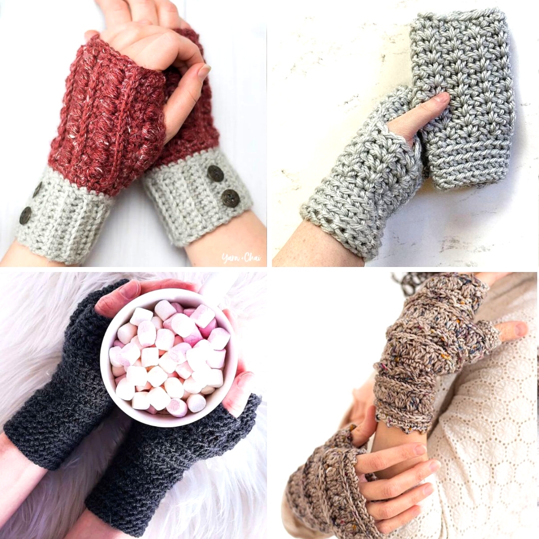 Crochet Fingerless Gloves Patterns for Beginners