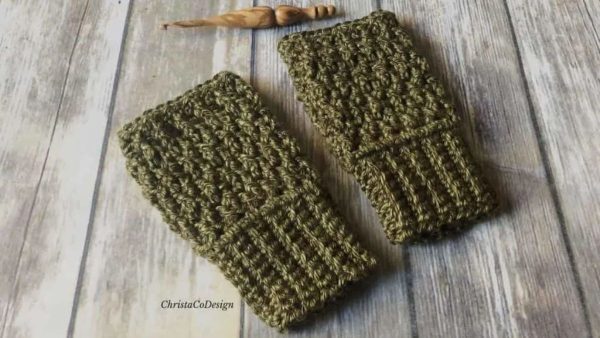 matteo crochet fingerless gloves