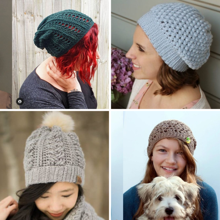 55 Free Slouch Hat Crochet Patterns • Simply Collectible Crochet