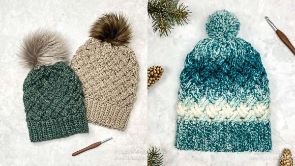 Celtic Winters Slouchy Crochet Hat