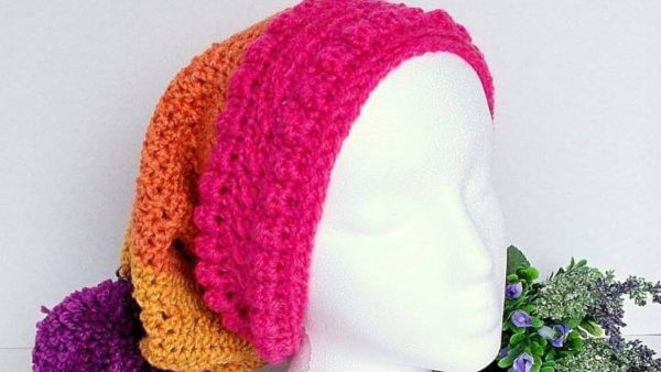 Crochet Autumn Chill Slouchy Hat

