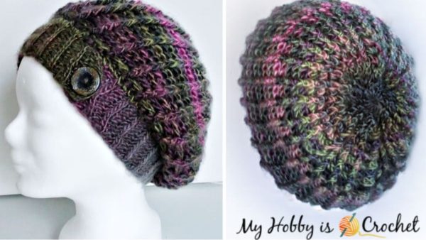 Echo Ridge Slouch Crochet Hat