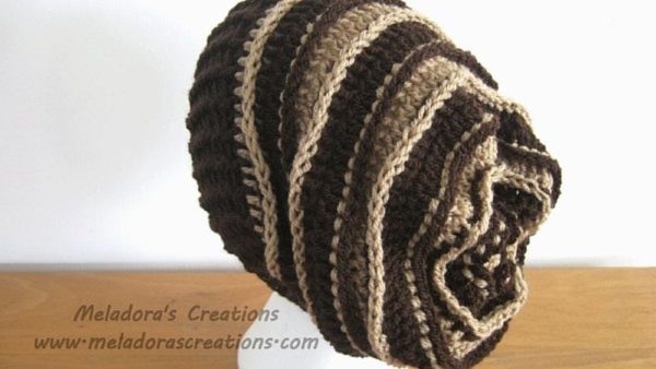Riptide Slouch Crochet Hat
