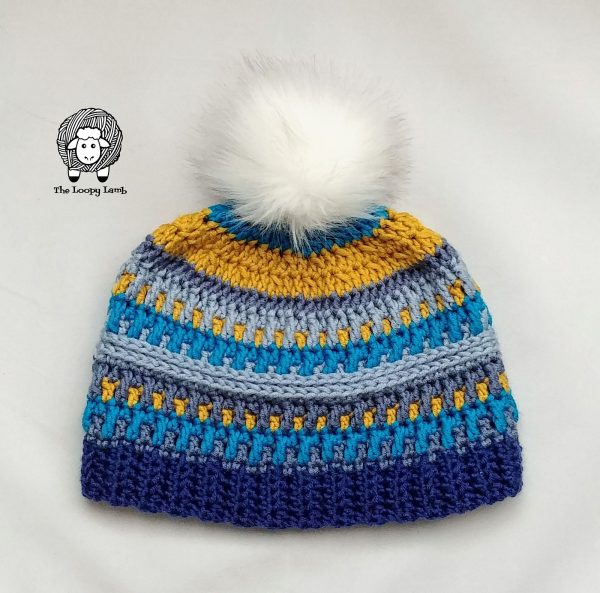 Arctic Gem Crochet Beanie