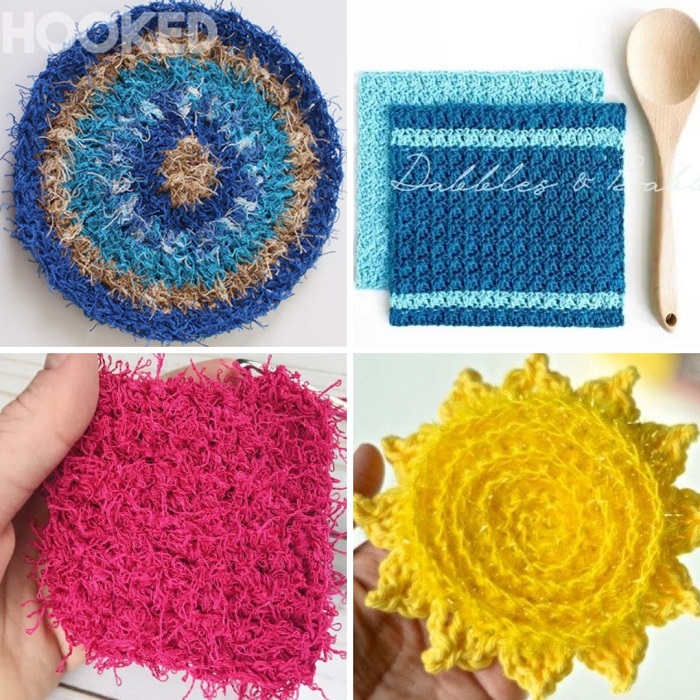Crochet scrubbies