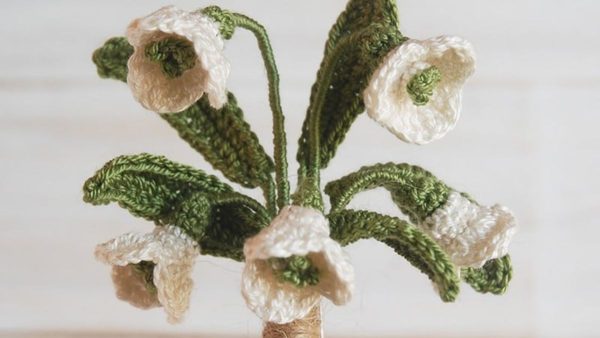 Crochet Snowdrops Flower