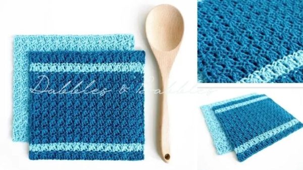 Crochet Primrose Dishcloth 