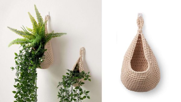 Hanging Planter Crochet Pods