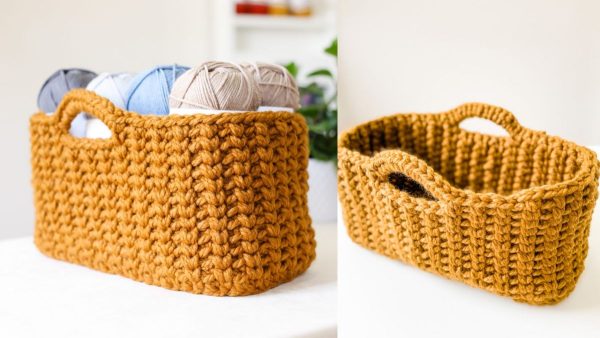 Jessie Stash Crochet Basket