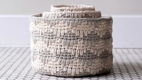 Willoughby Nesting Crochet Bins