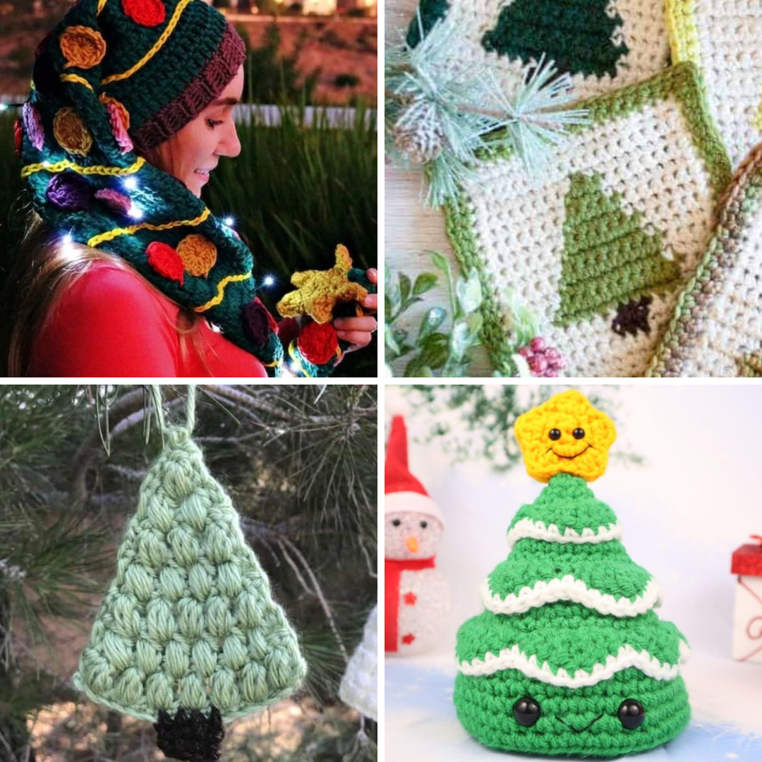 35+ Free Christmas Tree Crochet Patterns