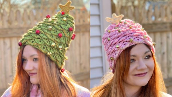 Crochet Christmas Tree Beanies