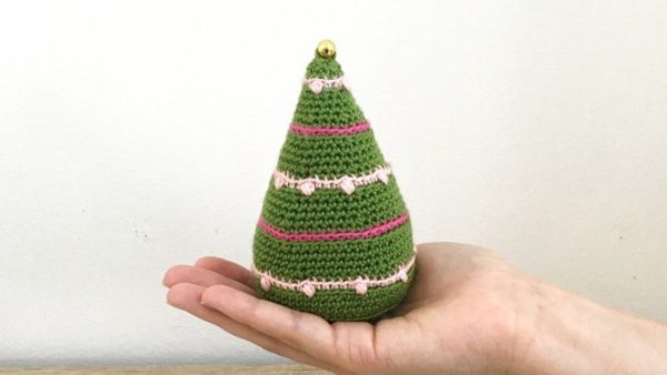 Tiny Lights Crochet Christmas Tree