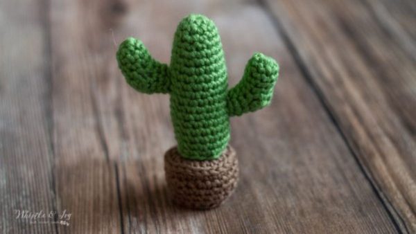Crochet Cactus Ornament